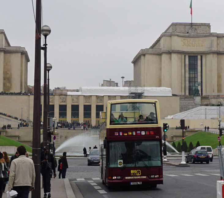 Big Bus Les Cars Rouge Volvo B7L East Lancs Cabryolet 375